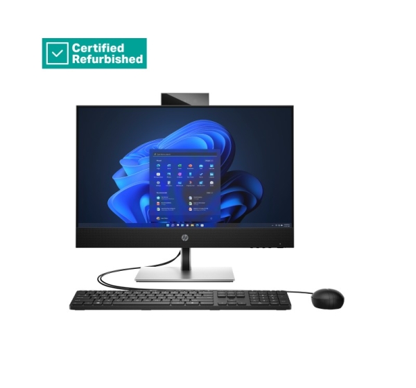 HP RENEW RENEW SILVER HP Pro 440 G9 AIO All-In-One - i5-13500T, 8GB, 512GB SSD, 23.8 FHD Non-Touch AG, Height Adjustable, DVD-RW, USB Mouse, Win 11 Pro, 1 years 623W4ETR#ABU