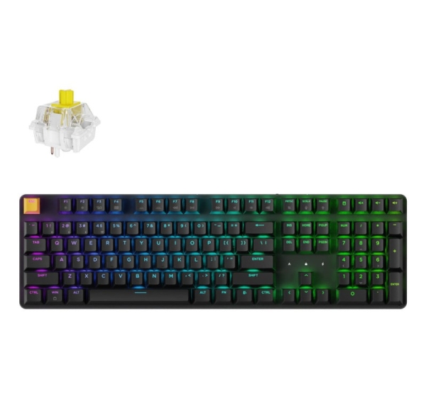 Keychron J5 - US Layout - Super Banana Tactile - Black Wireless Keyboard KJ5-H4