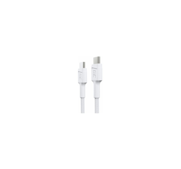 Kabelis Green Cell USB Type-C Male - USB Type-C Male PowerStream with Fast Charging 60W 30cm