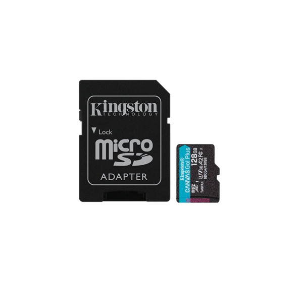 Atmiņas karte Kingston microSDXC Canvas Go Plus Gen4 128GB