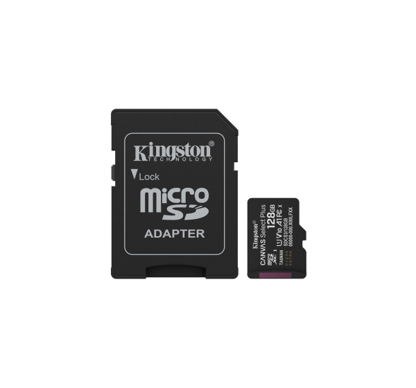 Atmiņas karte Kingston MicroSDXC 128GB Canvas Select Plus