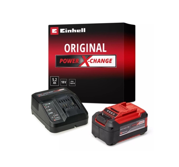 Einhell starter set 18V 5.2Ah with charger