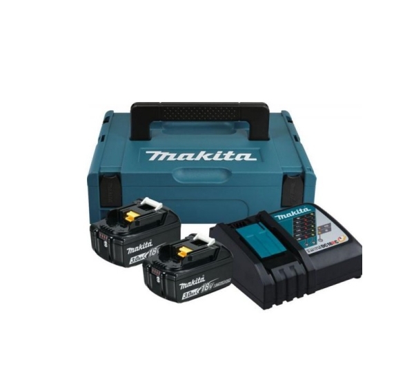 ZESTAW ZASILAJĄCY 18V MAKPAC 2*3.0AH BL1830B+DC18RC