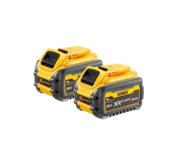 DeWalt battery FlexVolt 18/54V 6.0/2.0Ah 2 pcs