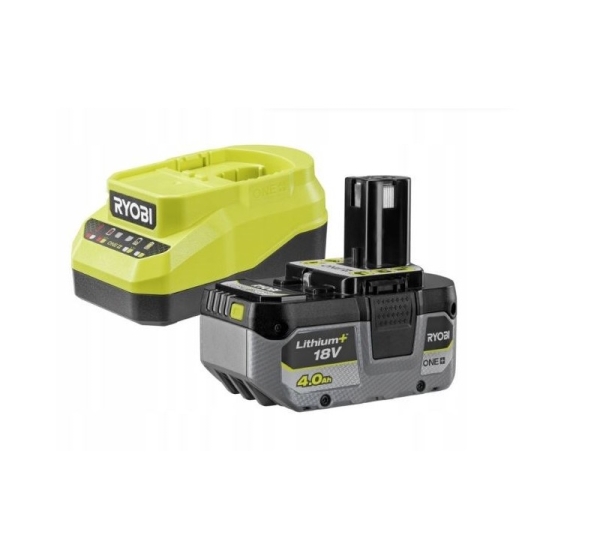 255327 RYOBI Akumulator 4Ah + Ładowarka RC18120A-140X
