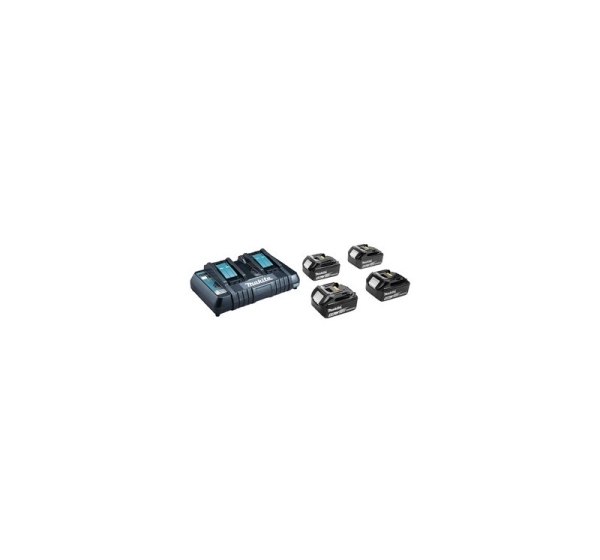 MAKITA POWER SUPPLY KIT 18V (BL1850Bx4+DC18RD) MAKPAC
