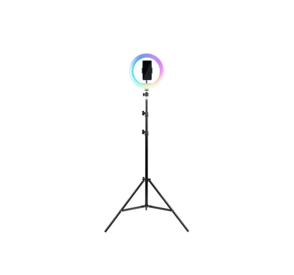 Havit ST7026 - tripod with RGB light ring, black