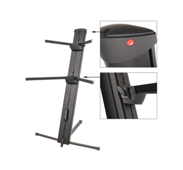 V-TONE DELUXE K2 Keyboard Stand Double Adjustable