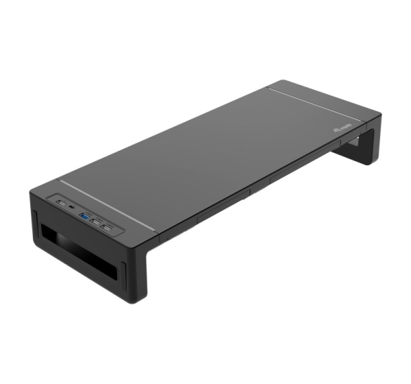 Equip Ergonomic Monitor Stand with USB (USB-A x 4, USB-C x 1)