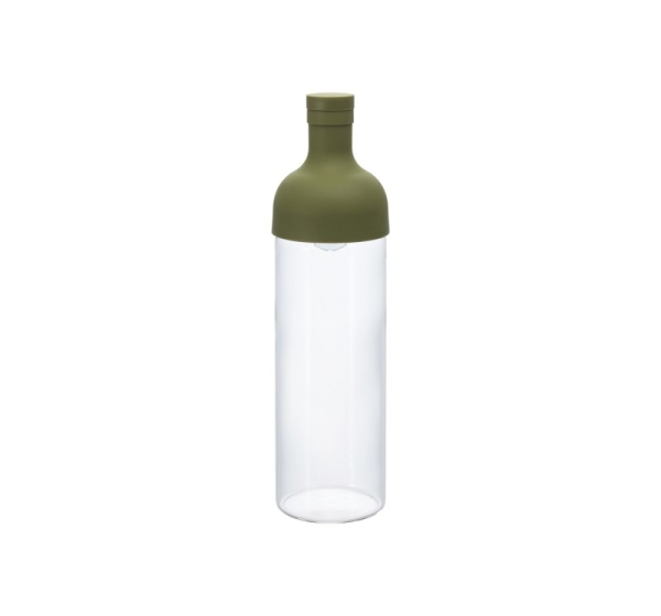 HARIO Cold Brew Tea 750ml Filter Bottle Olive green
