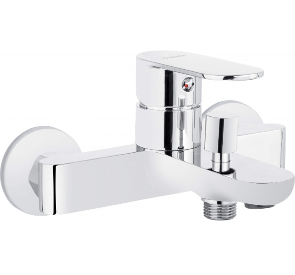 Wall-mounted bathtub mixer