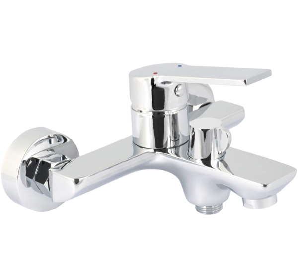 Wall-mounted bathtub faucet