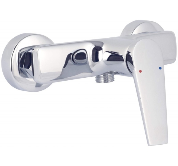 Wall-mounted shower mixer