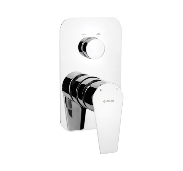 Concealed shower mixer - click switch