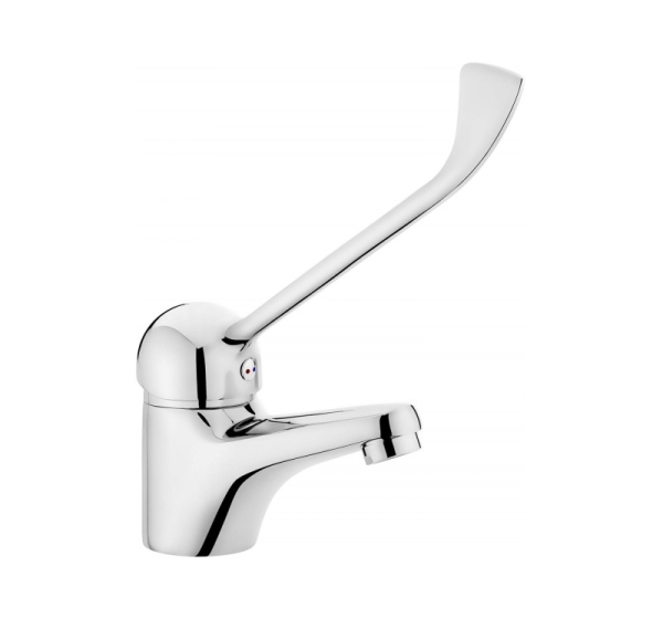 Washbasin mixer with automatic stopper with lever Clinic