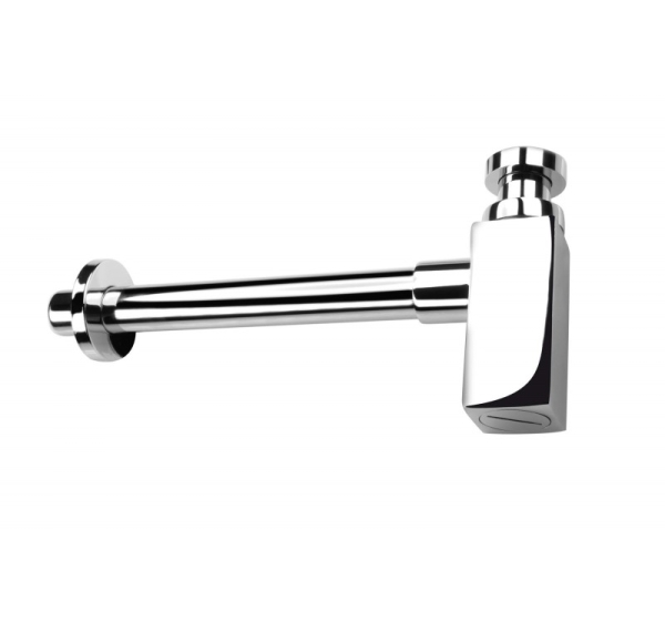 Square washbasin siphon