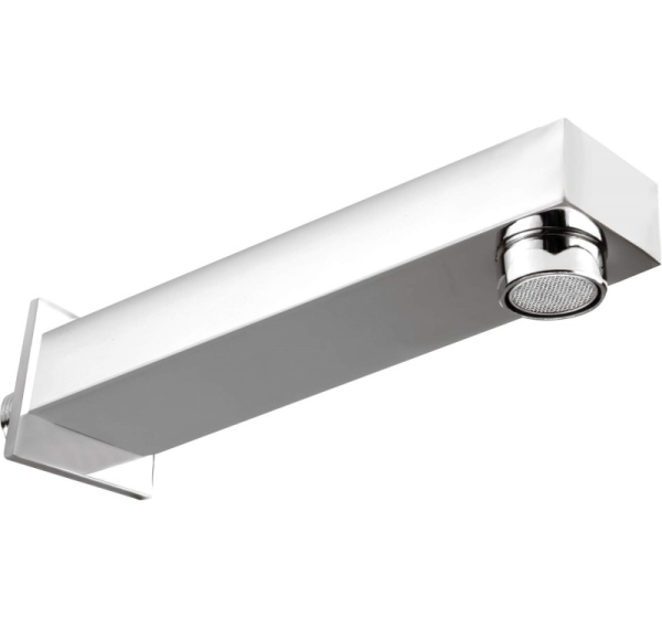 Square bathtub spout - 176 mm