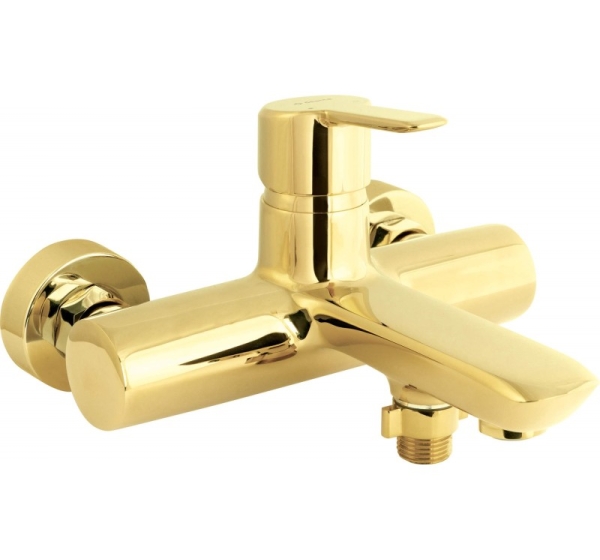 Wall-mounted bathtub mixer