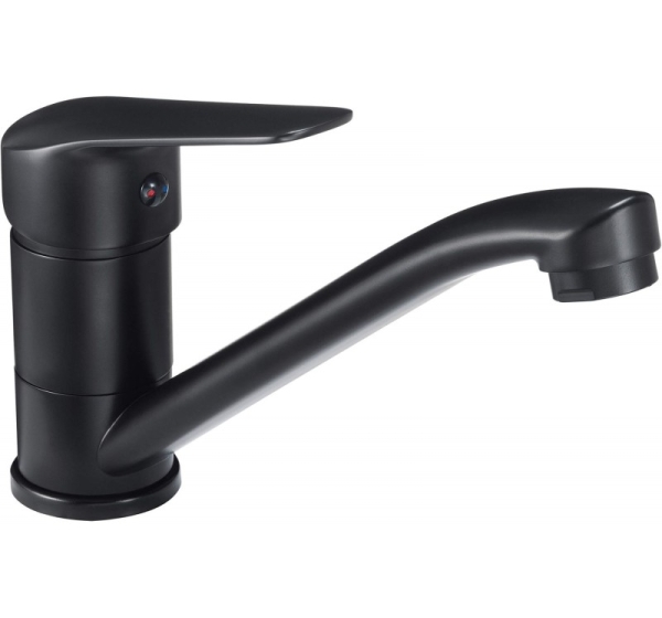 Basin mixer with swivel spout