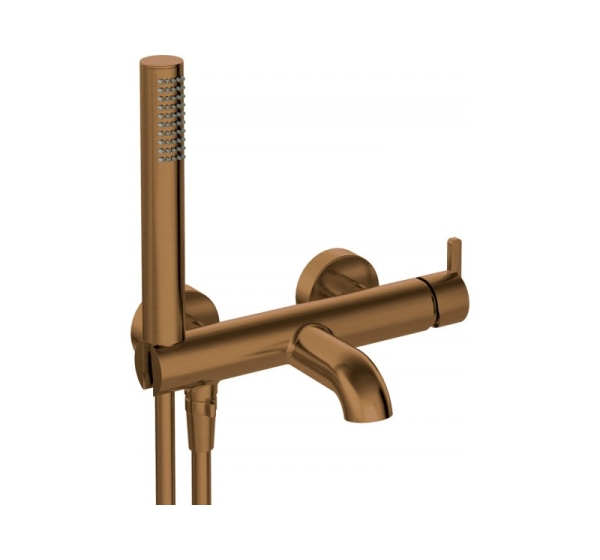 Bath mixer with shower set