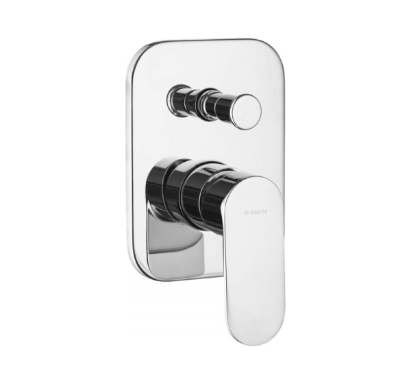 Concealed shower mixer with shower switch