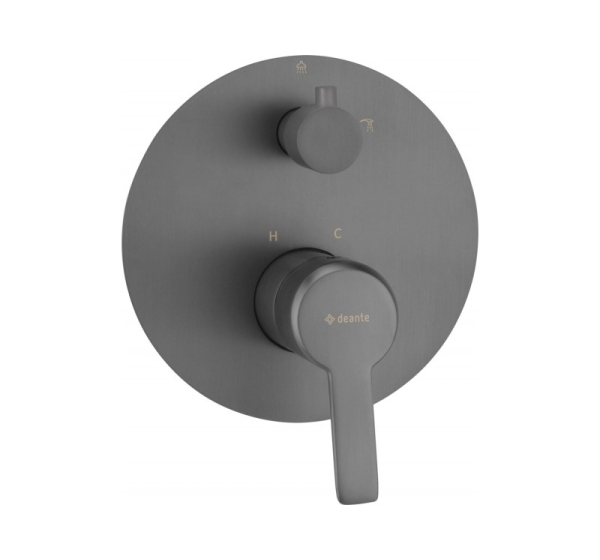 Concealed shower mixer with shower switch