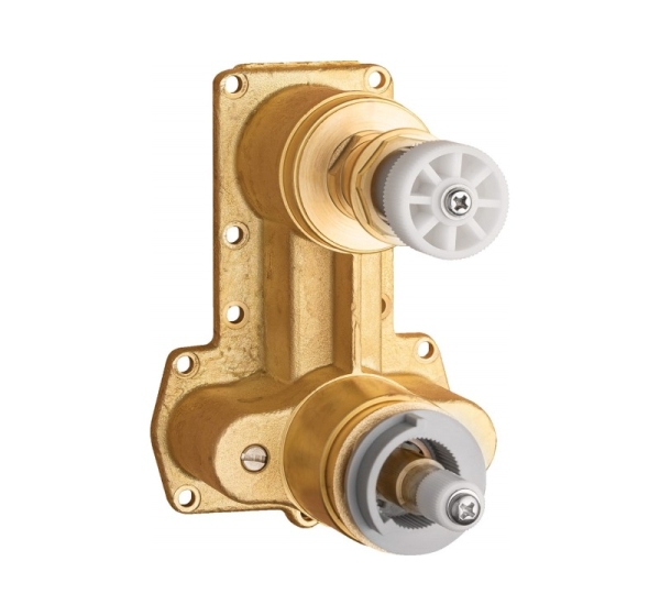 Thermostatic flush-mounted BOX body with shower switch