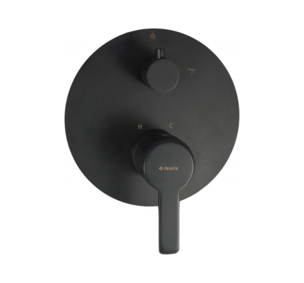 Concealed shower mixer with shower switch