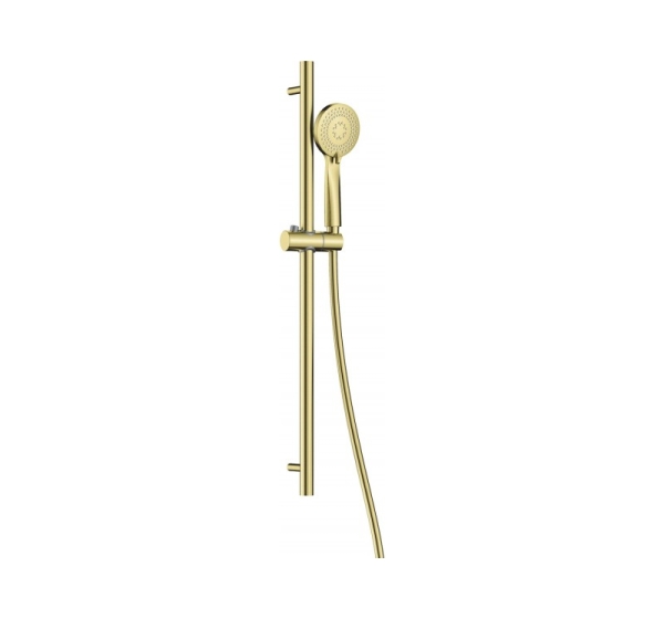 3-function shower set with rail
