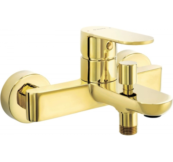 Wall-mounted bathtub mixer