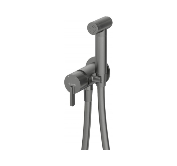 Concealed bidet mixer with bidetta shower head