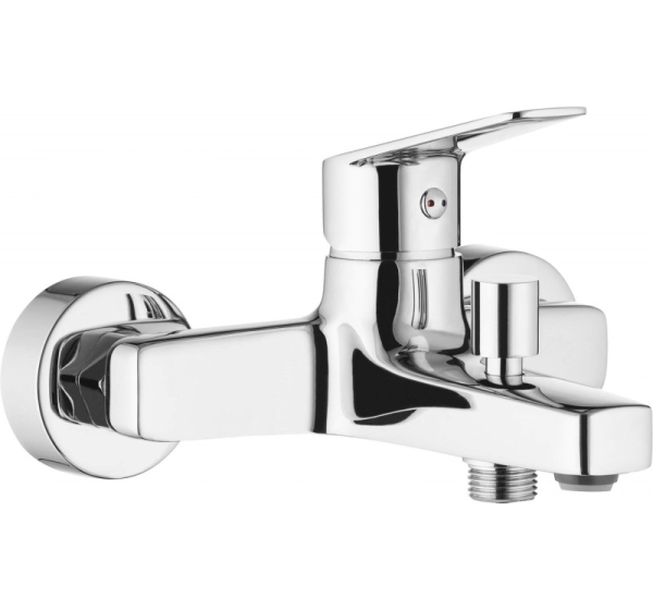 Wall-mounted bathtub mixer