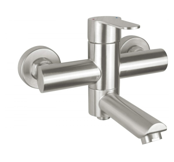 Wall-mounted bathtub mixer