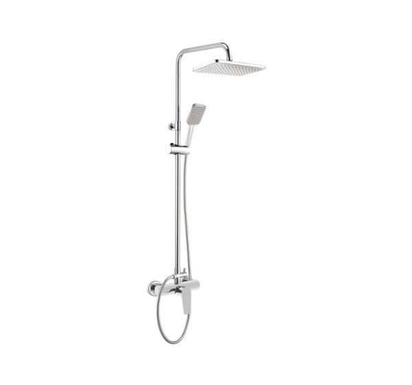 Rain shower with shower faucet