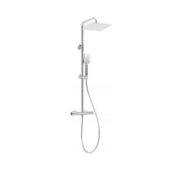 Showerhead with thermostatic shower faucet