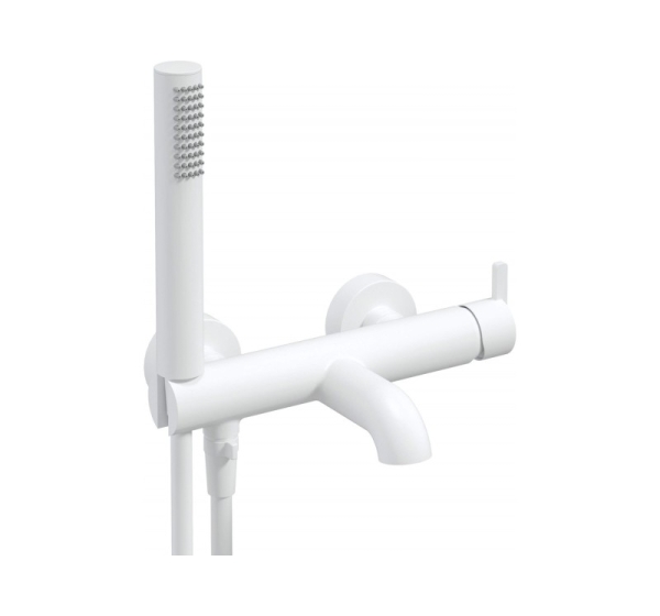 Bath mixer with shower set