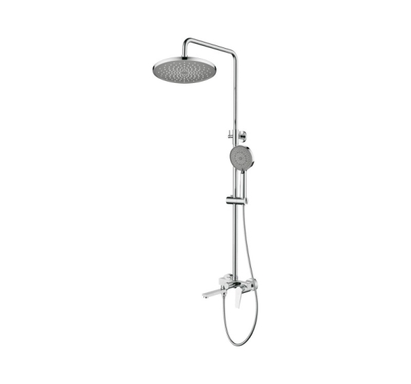 Shower system with mixing valve