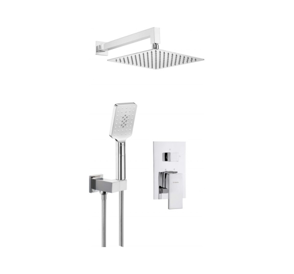 Concealed shower set