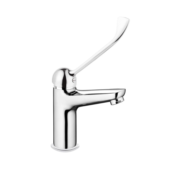 Washbasin faucet with Clinic lever
