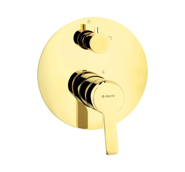 Concealed shower mixer with shower switch