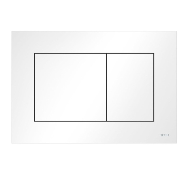 TECENOW TOILET PUSH PLATE WHITE