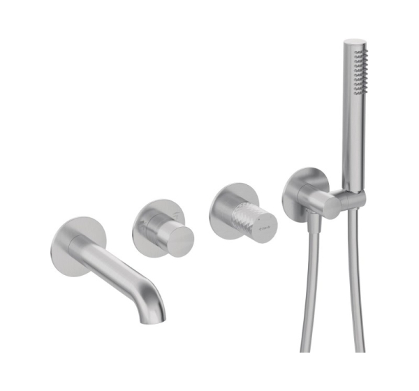 4-hole concealed bath mixer tap