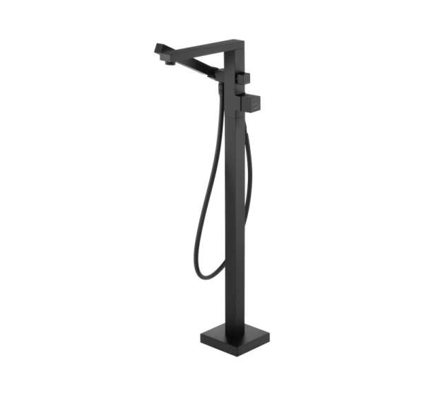 Freestanding bathtub mixer with shower set