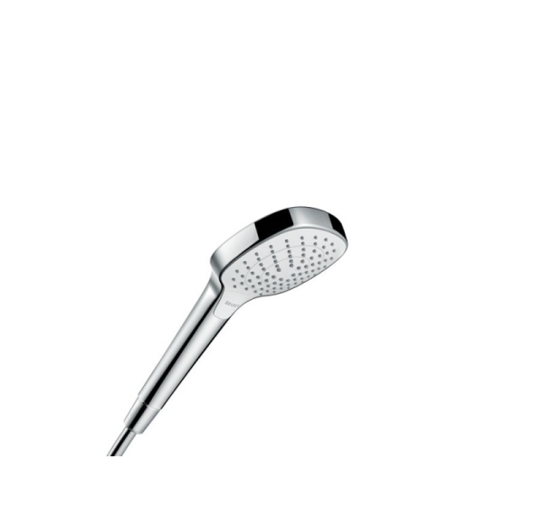 Hansgrohe Croma Select E Handheld shower head Chrome, White