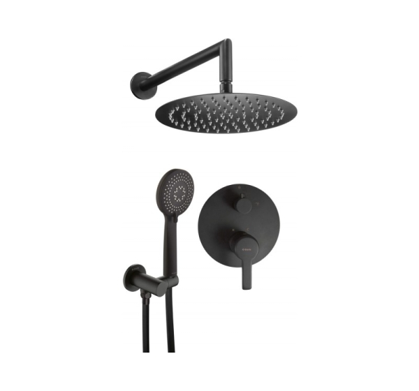 Concealed shower set