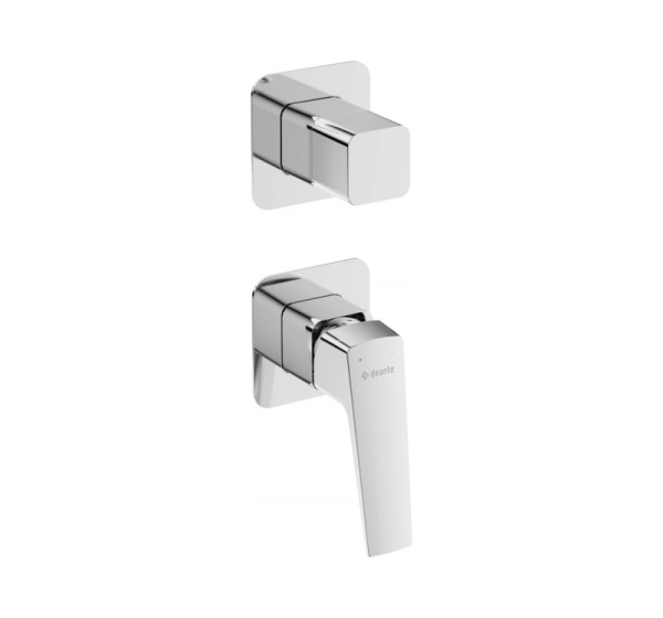 Concealed shower mixer with diverter