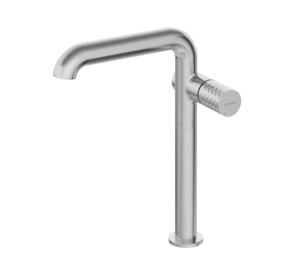 High basin tap with rectangular spout