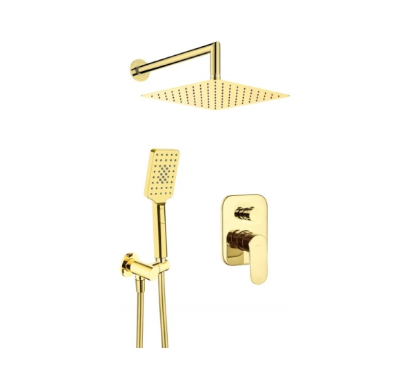 Concealed shower set