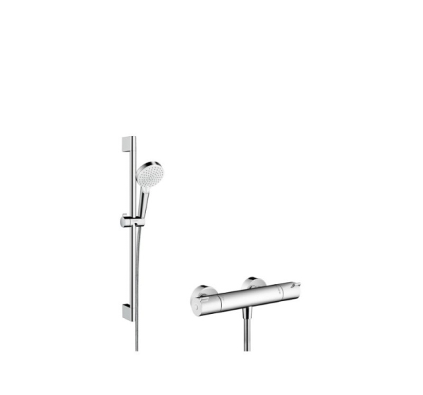 Hansgrohe Crometta shower system Chrome, White