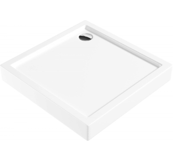 Acrylic square shower tray 80 cm